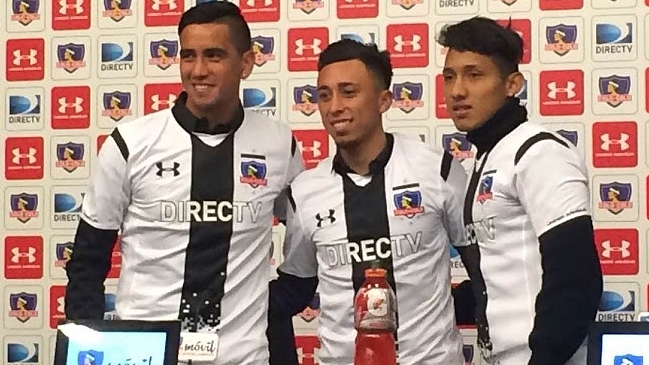 Colo Colo presentó tres de sus nuevos refuerzos